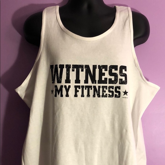 Boutique T-shirt Witness My Fitness - Picture 1 of 2